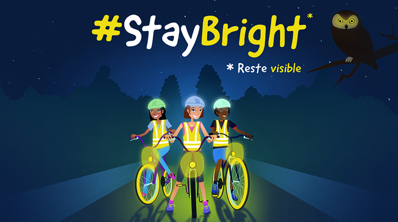 L’ACA lance sa campagne « Reste visible » pour protéger les enfants sur la route la nuit