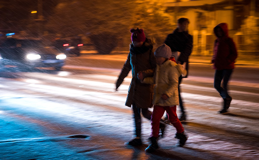 Piétons : en hiver, redoublez d’attention