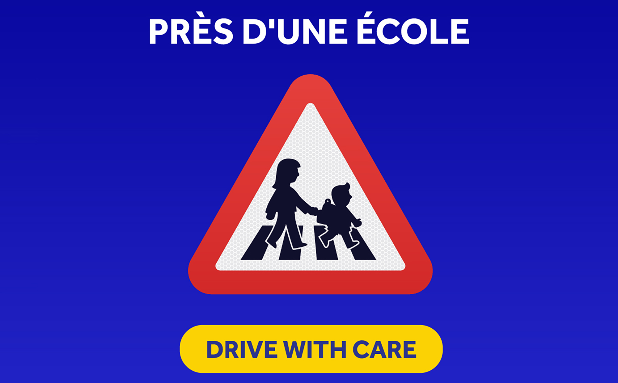 Une campagne de rentrée dédiée à la sécurité près des écoles