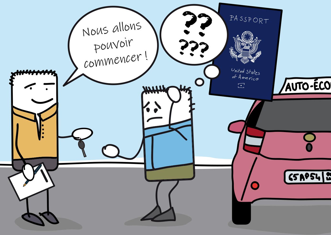 Etranger examen permis