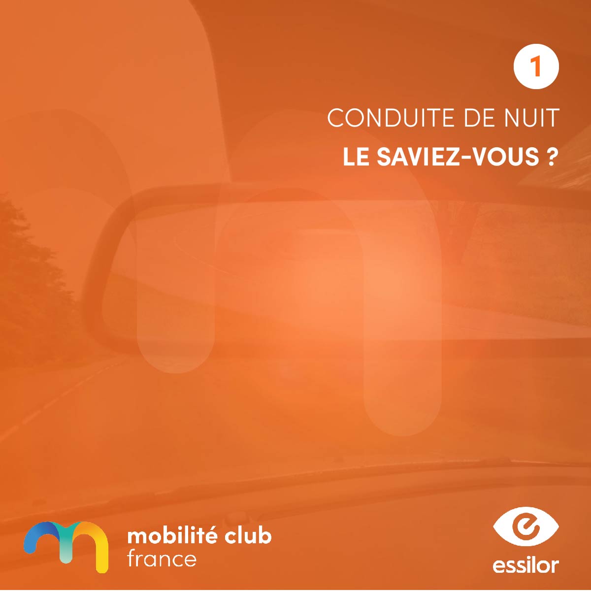 MCF ESSILOR CONDUITE DE NUIT 1 Y VOIR PLUS CLAIR 1