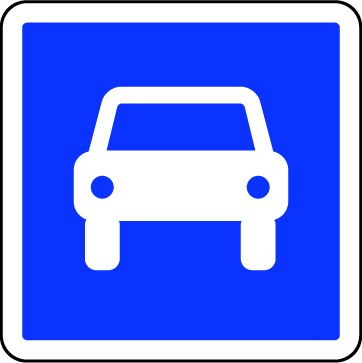 PANNEU BLEU VOITURE