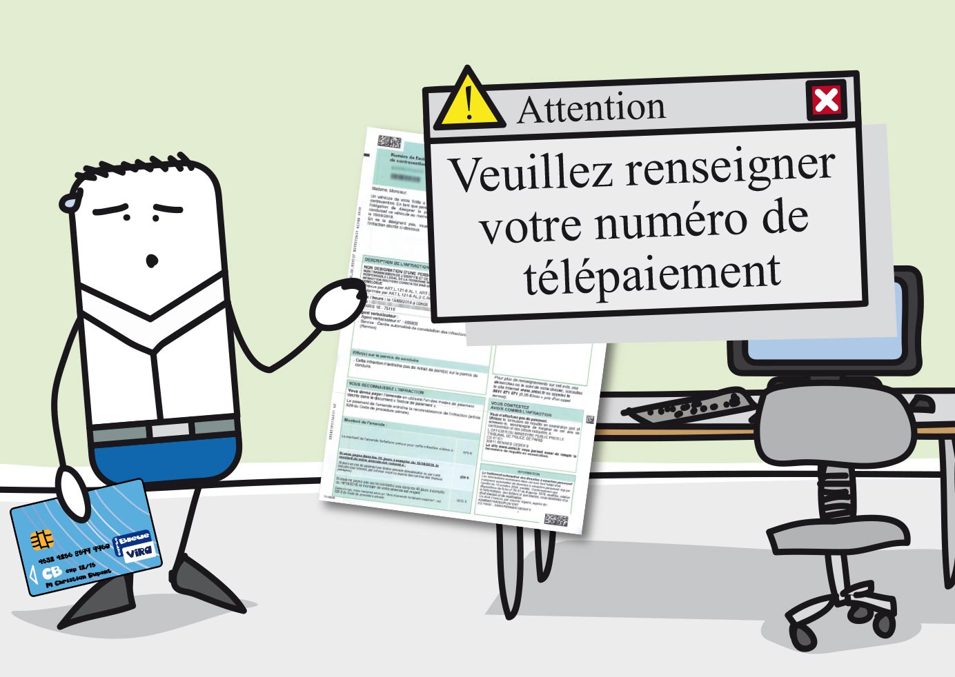 Télépaiement sans carte