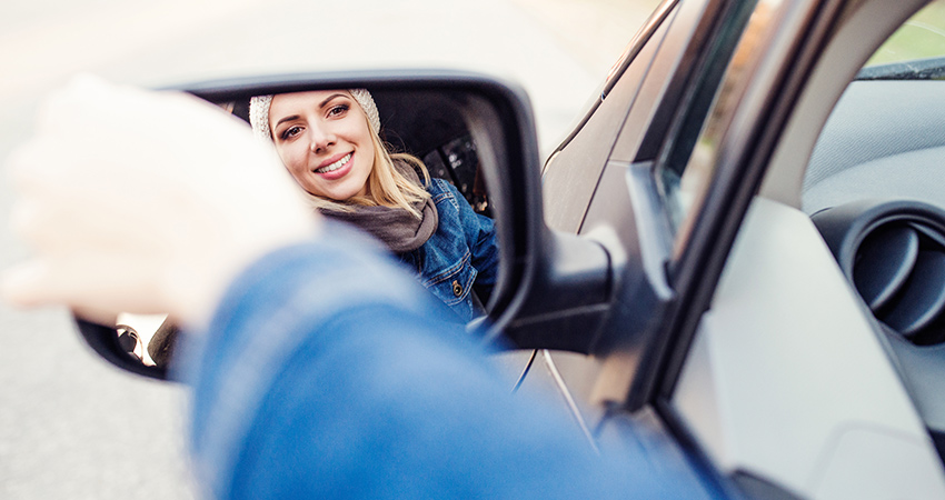 Femme au volant