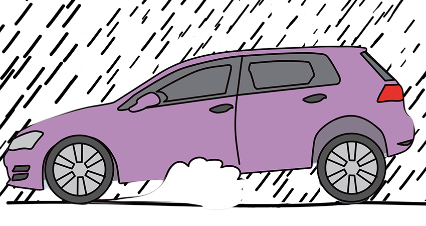 Le régulateur de vitesse serait dangereux sous la pluie