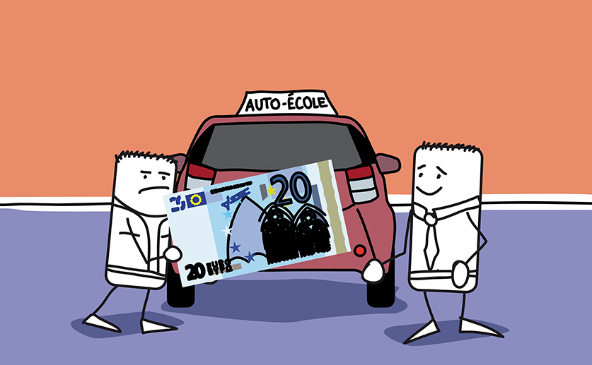 Des frais d’inscription pour passer le permis ?