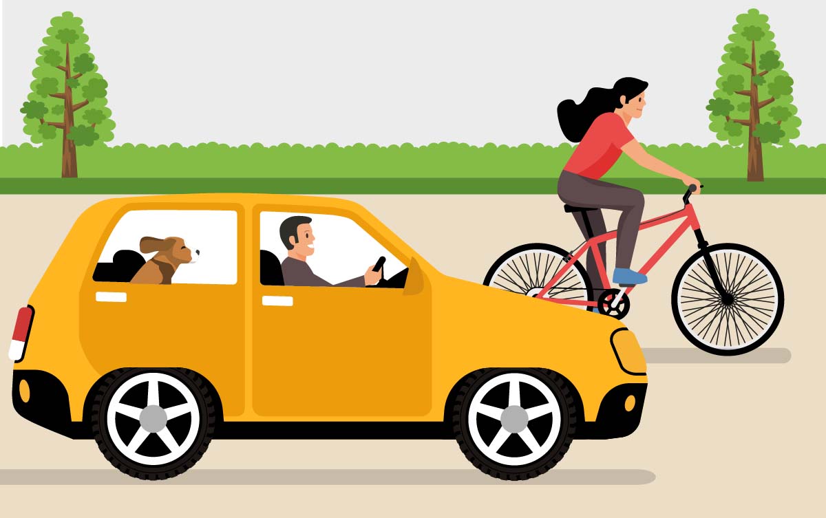 Messages croisés autos-vélos avec le CADR 67