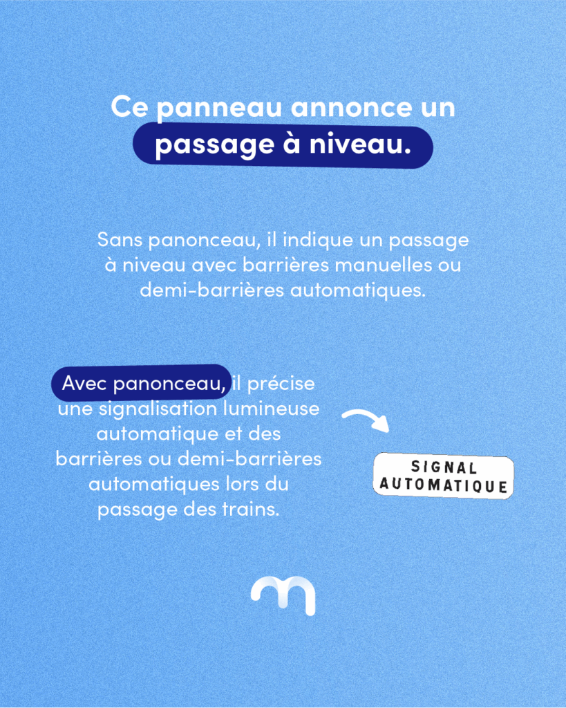 Panneau passage à niveau 2