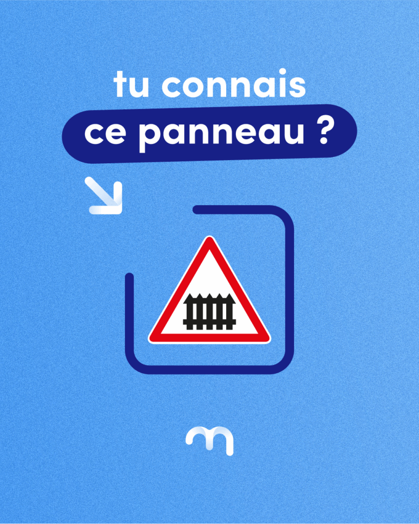 Panneau passage à niveau