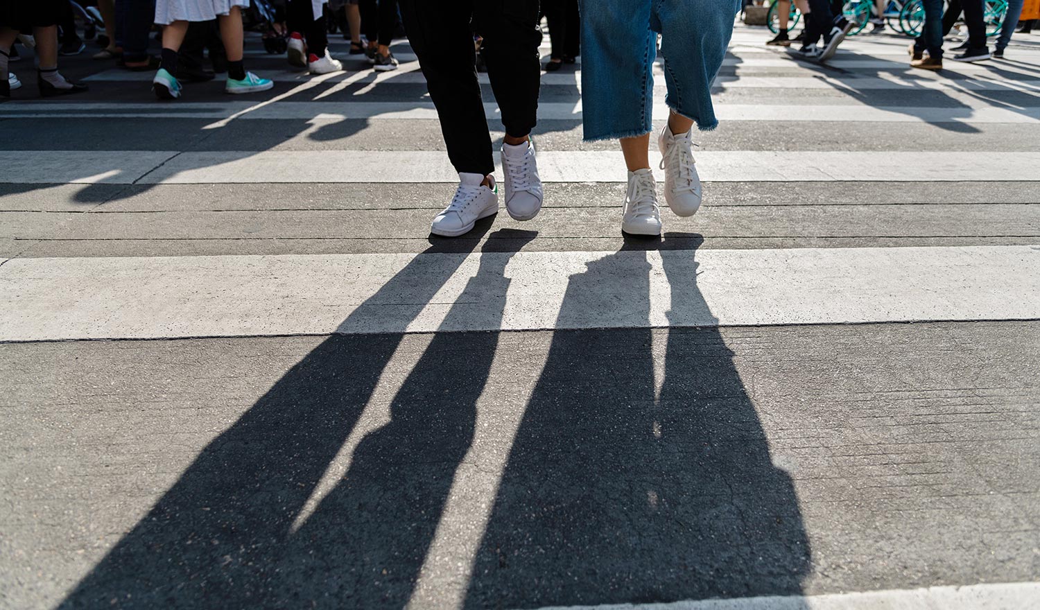 Circuler à pied